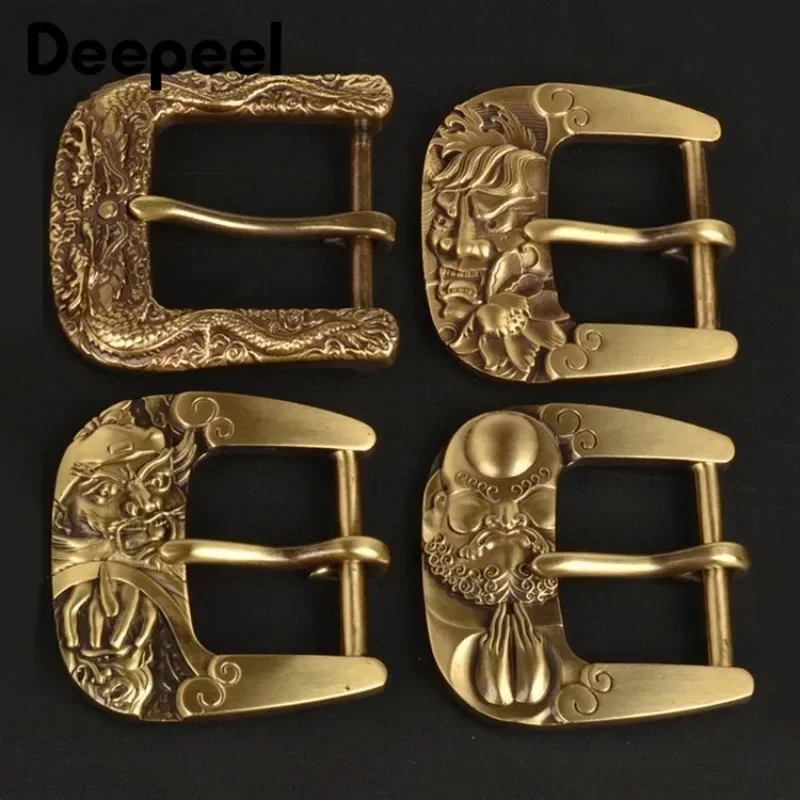 Belt Buckle Blank - Deepeel 40mm Pure Copper Belt Buckles