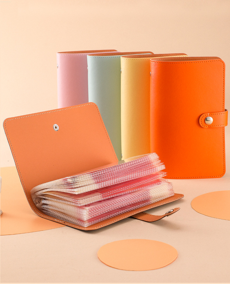 Leather Work Diary - PU Leather Budget Binder Notebook Cash