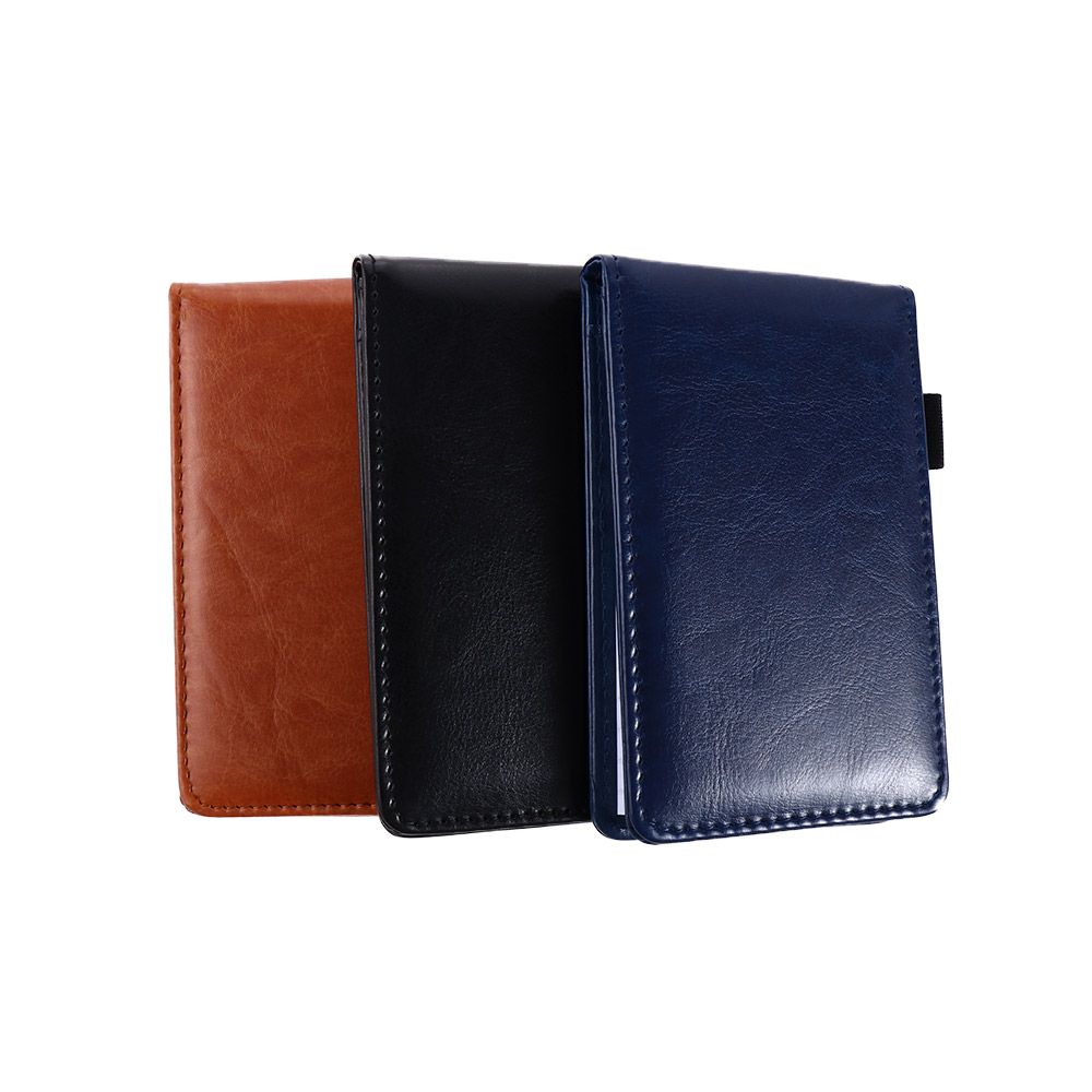 Leather Work Diary - Multifunction Pocket Planner A7 Notebook Small