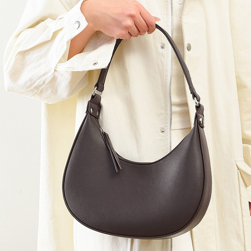Trendy Crescent Bag For Women, - Leatherwork Wallet reseña y precio