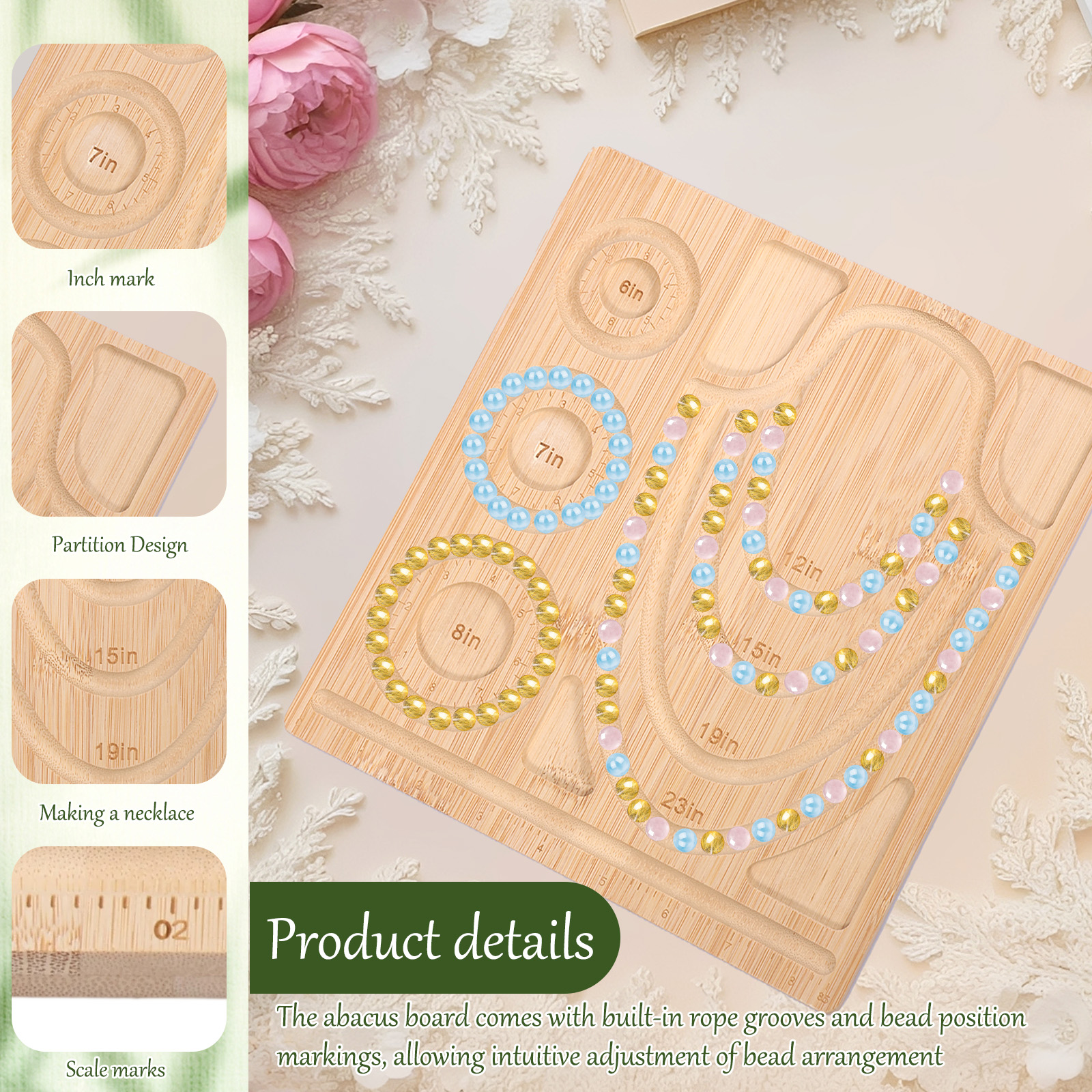Wooden Beading Design Board DI - Leatherwork Accessories reseña y precio