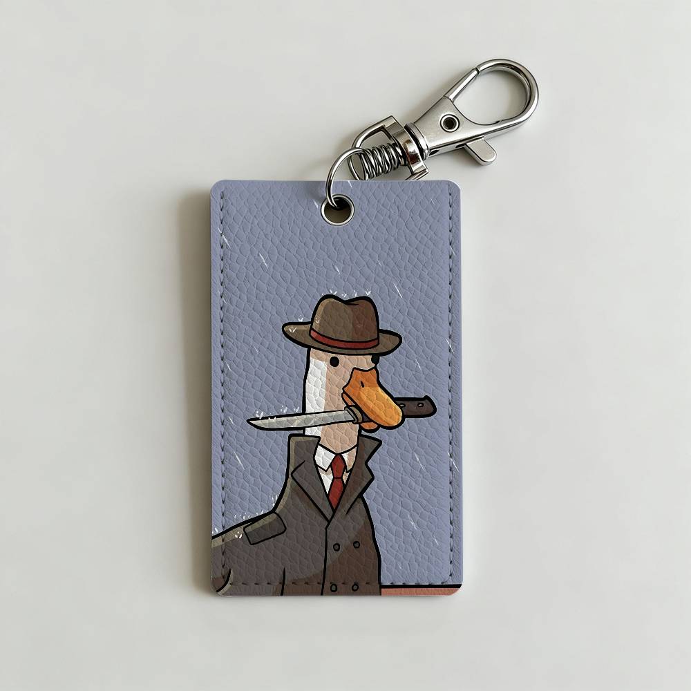 Cartoon Cute Goose Duck Badge  - Leather Work Is reseña y precio
