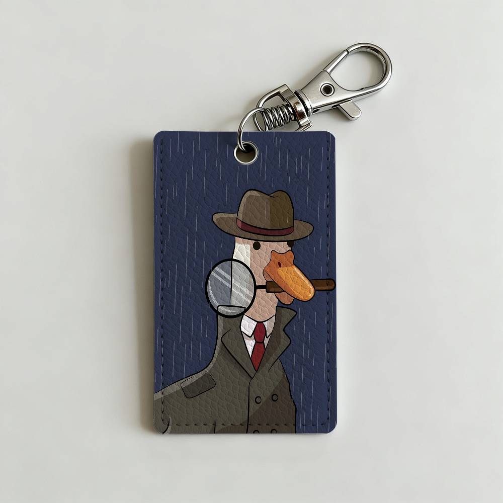 Cartoon Cute Goose Duck Badge  - Leather Work Is reseña y precio