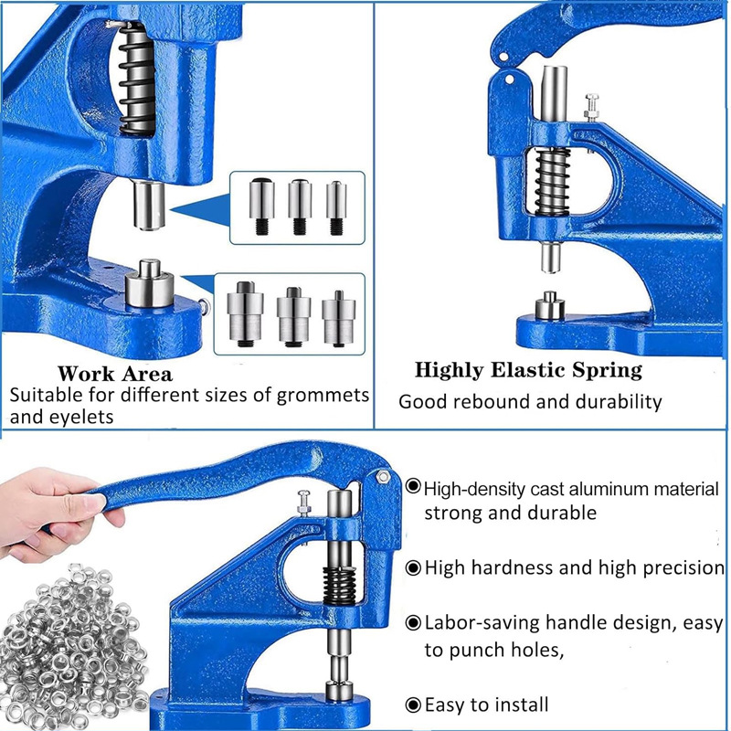Manual Hand Press Button Punch - Leatherwork Hand Press reseña y precio