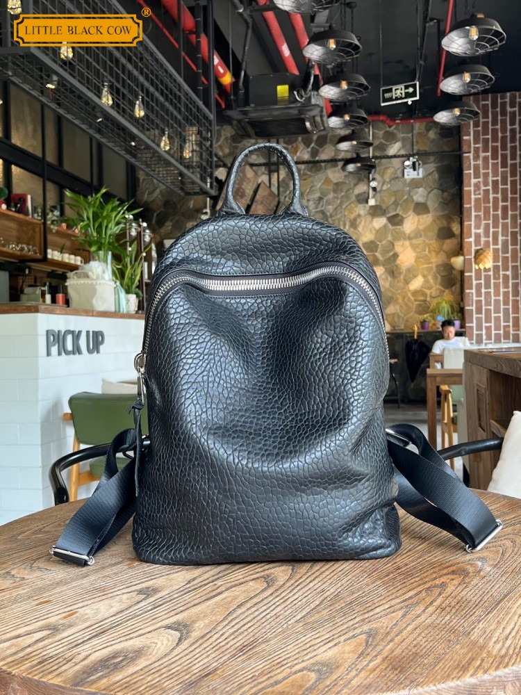 Soft Natural Sheepskin Casual  - Leather Work Bag reseña y precio