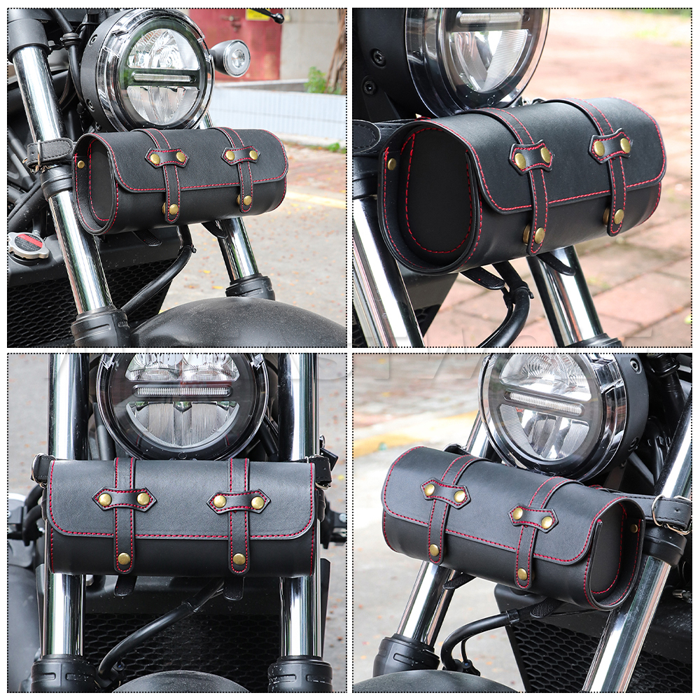 Motorcycle Universal Bag Saddl - Leather Work Bag reseña y precio