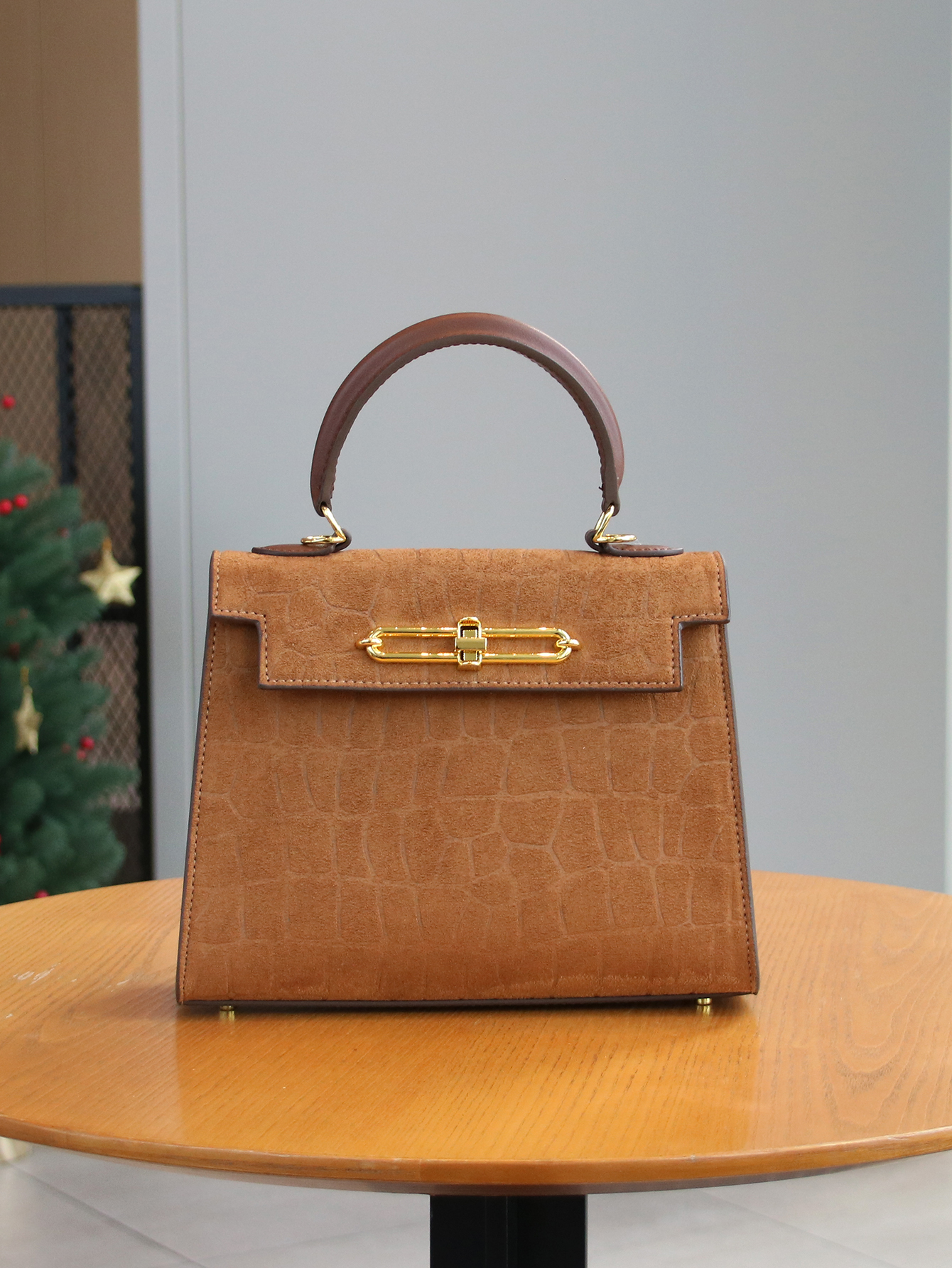 Fall/winter 2025 retro frosted - Leather Work Handbags For Women reseña y precio