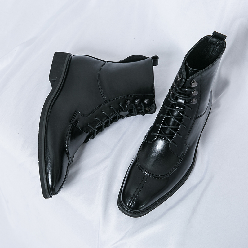 2026 New Men's Pointed Brown B - Leather Work Is reseña y precio