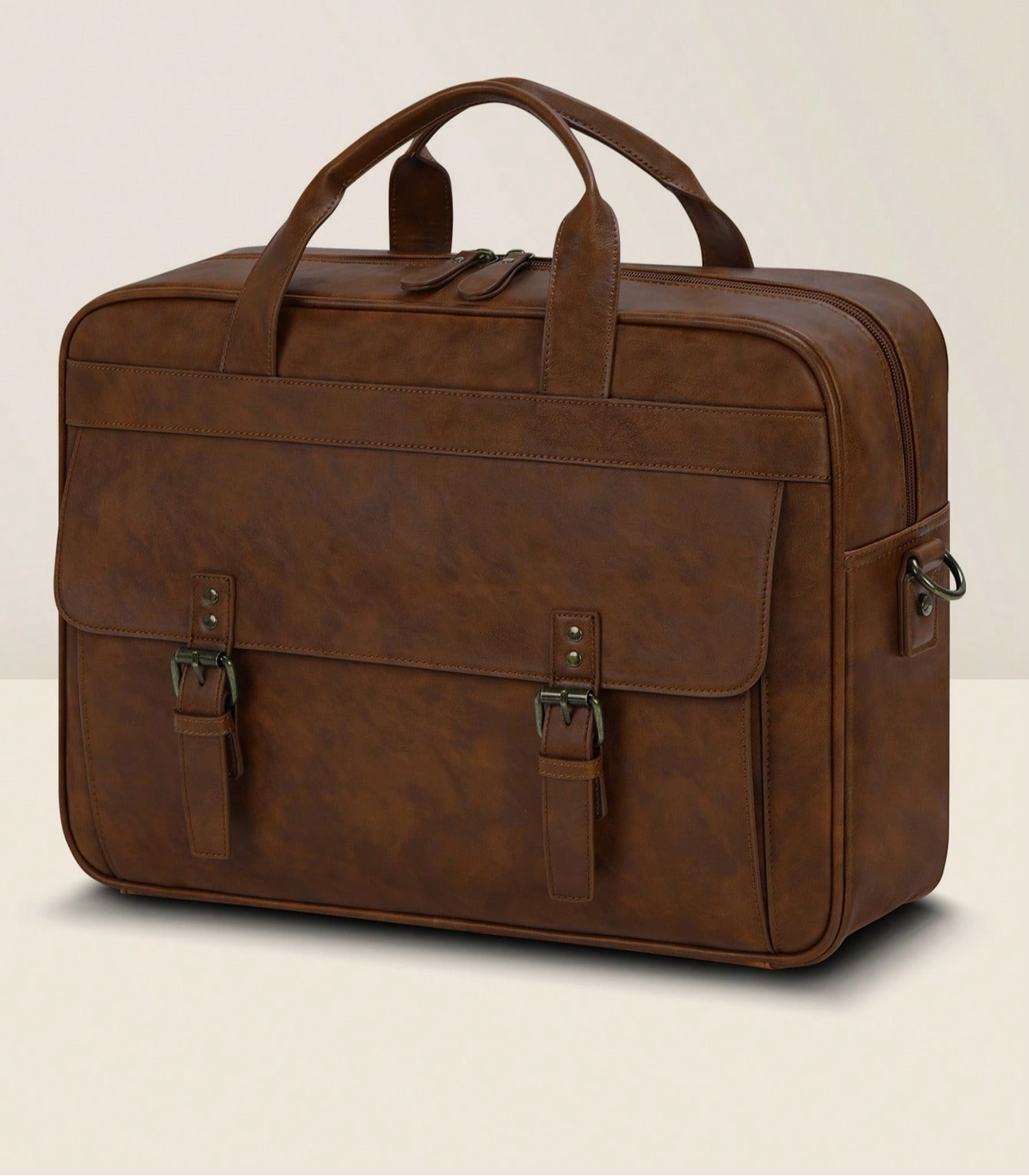 Vintage Leather Messenger Bag  - Leather Work Bag reseña y precio