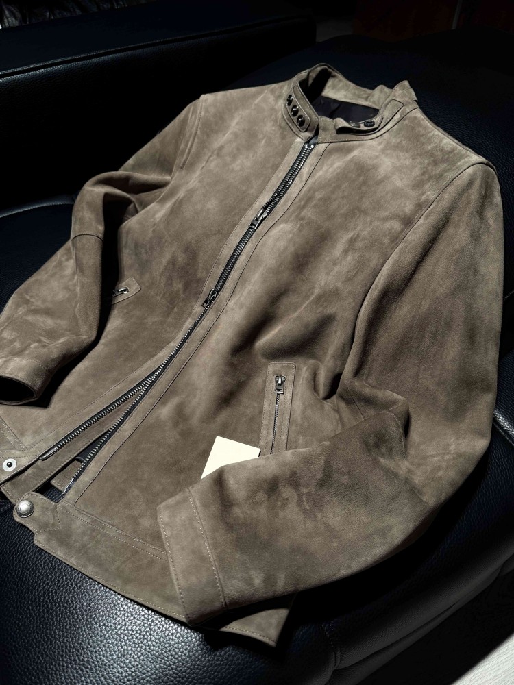 Fashion Mens New Slim Fit Stan - Leather Work Jacket Mens reseña y precio