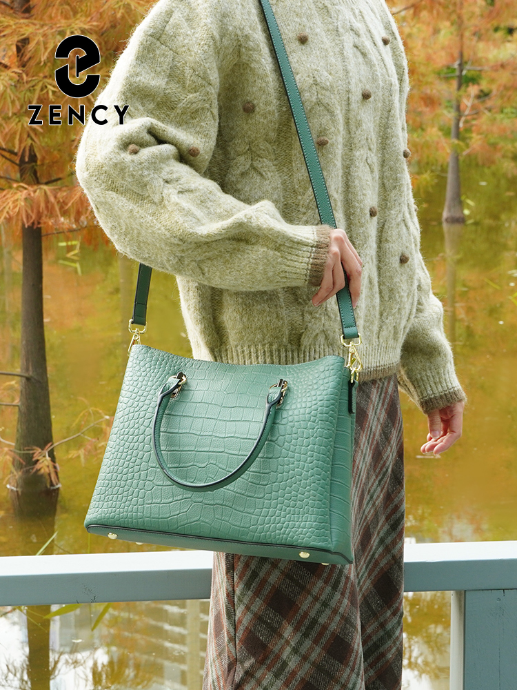 Zency Women's Genuine Leather  - Leather Work Handbags reseña y precio