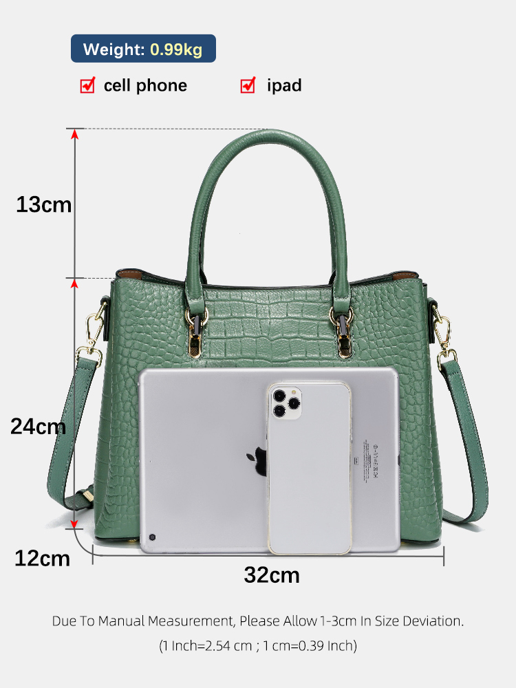 Zency Women's Genuine Leather  - Leather Work Handbags reseña y precio