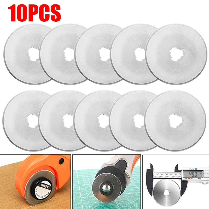 10pcs Rotary Cutter Blades Cir - Leatherwork Accessories reseña y precio
