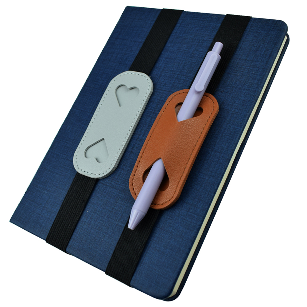 Elastic PU Leather Pen Holder  - Leather Work Diary reseña y precio