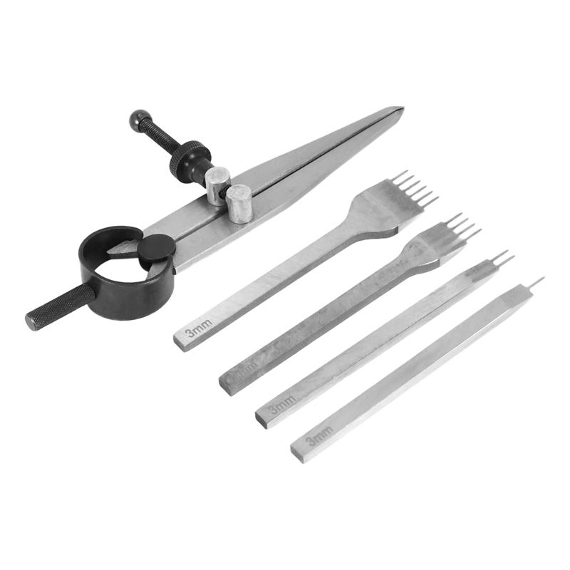 [NEW!A93G】 Leather Chisel Set, - Wing Divider Stitch reseña y precio