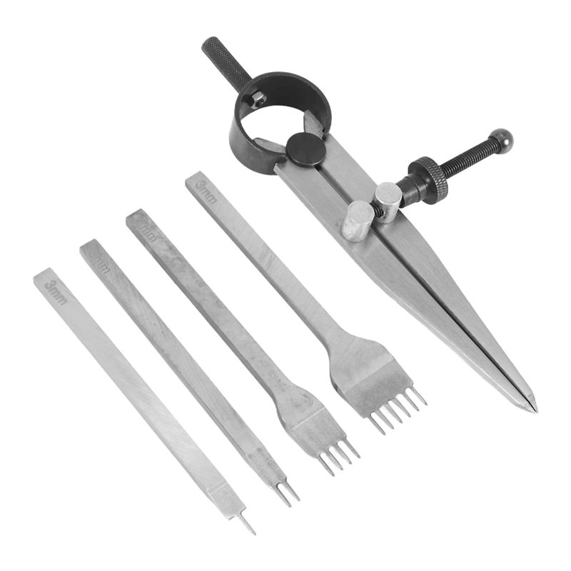 [NEW!A93G】 Leather Chisel Set, - Wing Divider Stitch reseña y precio