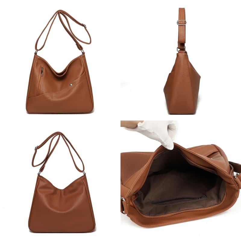 Women's PU Leather Crossbody B - Leather Work Handbags For Women reseña y precio