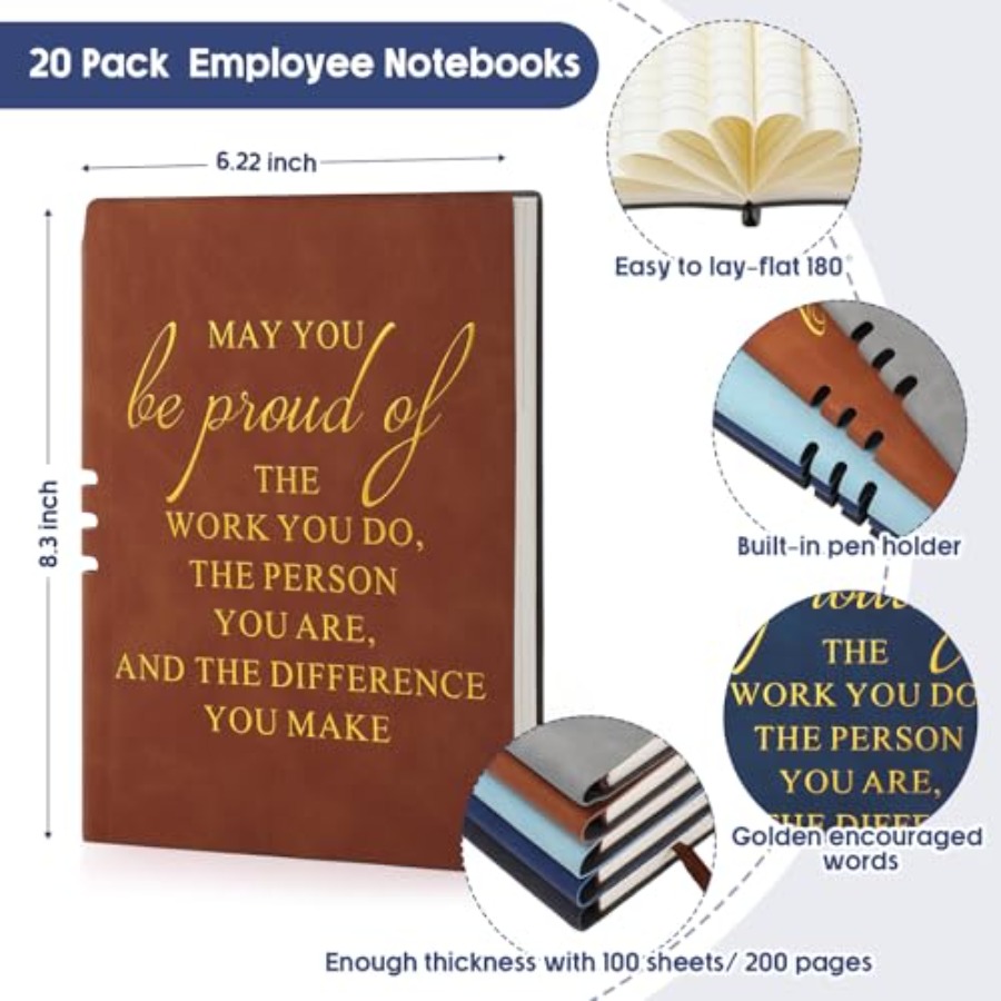 20 Pcs Employees Appreciation  - Leatherwork Appreciation reseña y precio