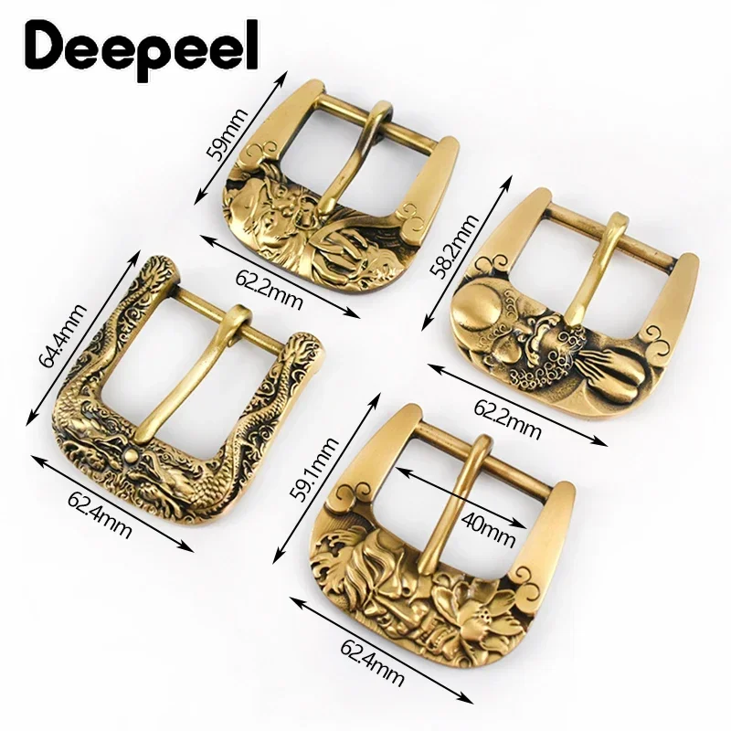 Deepeel 40mm Pure Copper Belt  - Belt Buckle Blank reseña y precio
