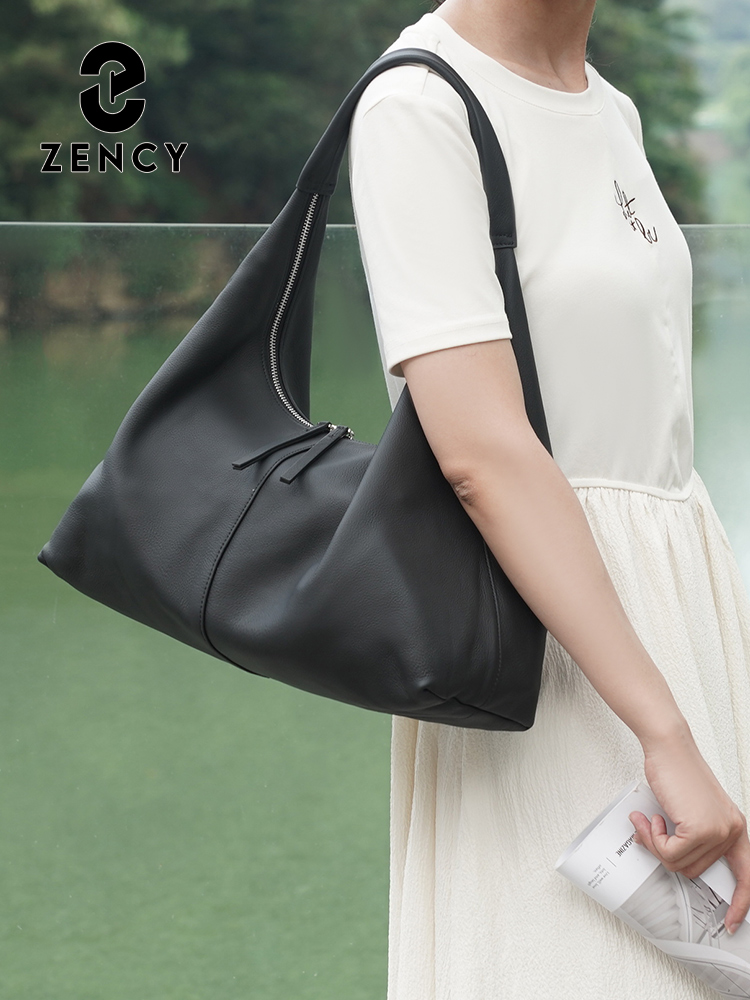 Zency Large Capacity Tote Bag  - Leather Work Handbags reseña y precio