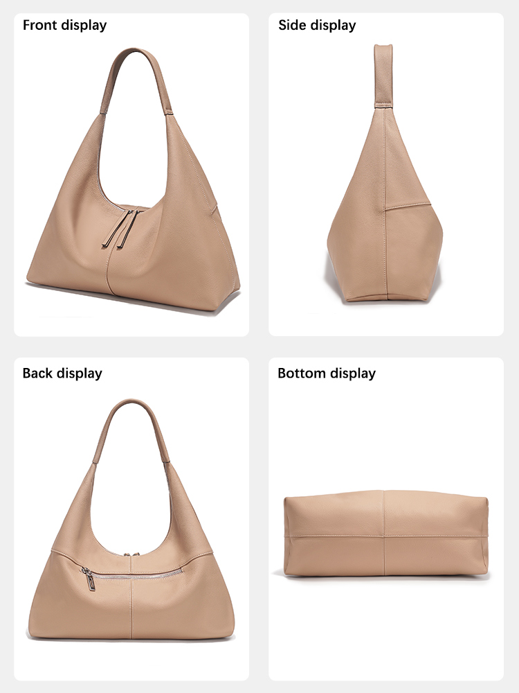 Zency Large Capacity Tote Bag  - Leather Work Handbags reseña y precio