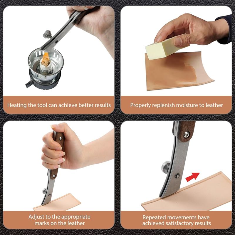 A60zadjustable Edge Creaser Fo - Leatherwork Edge Creaser reseña y precio