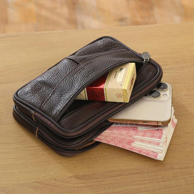 1PC Leather Hand Bags For Men  - Leatherwork Wallet reseña y precio