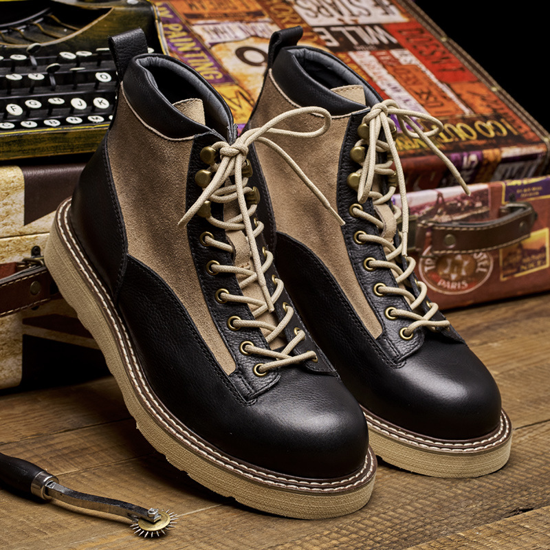 Men's Short Toe Work Boots, Am - Leather Work Is reseña y precio
