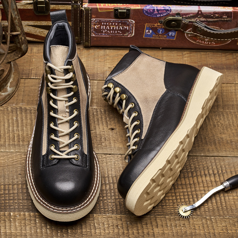 Men's Short Toe Work Boots, Am - Leather Work Is reseña y precio