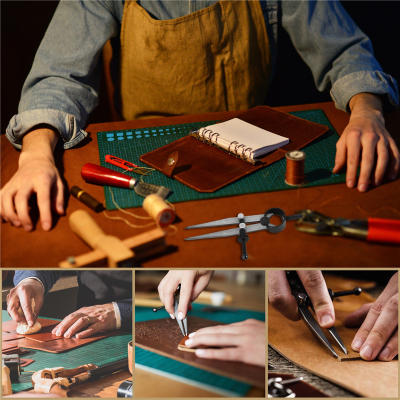 A64Z Leather Chisel Set, Prong - Wing Divider Stitch reseña y precio