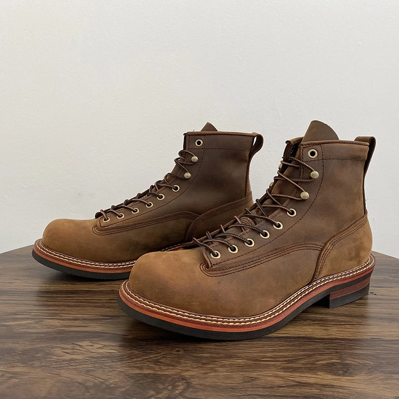 Vintage British Men Ankle Boot - Leather Work Is reseña y precio