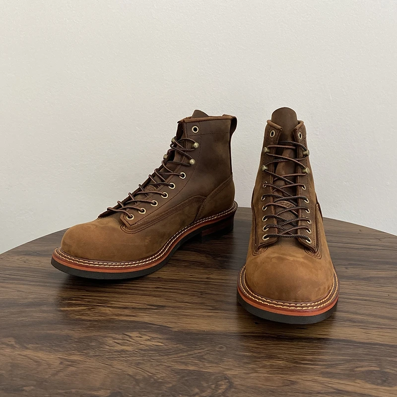 Vintage British Men Ankle Boot - Leather Work Is reseña y precio