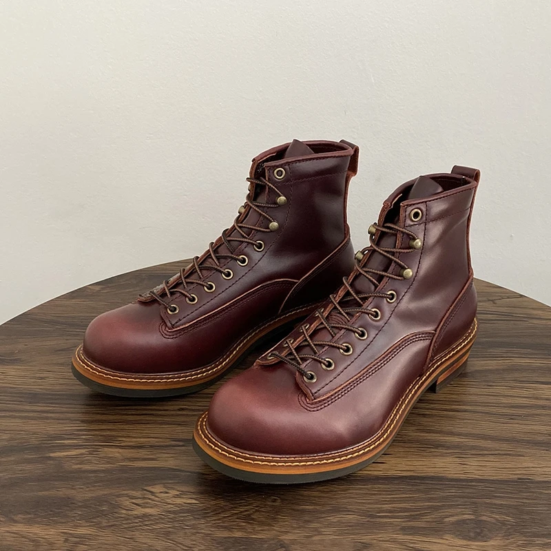 Vintage British Men Ankle Boot - Leather Work Is reseña y precio