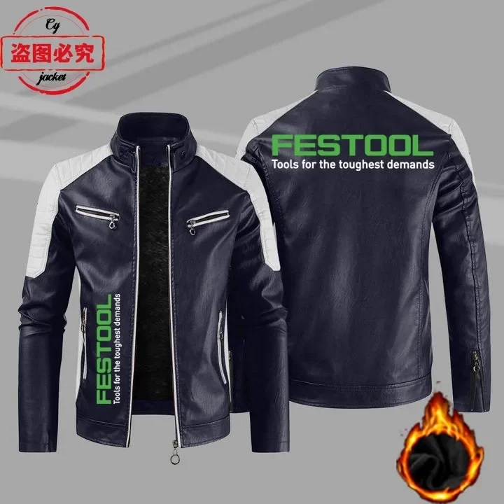 Festool Logo Printed Work Clot - Leather Work Jacket Mens reseña y precio