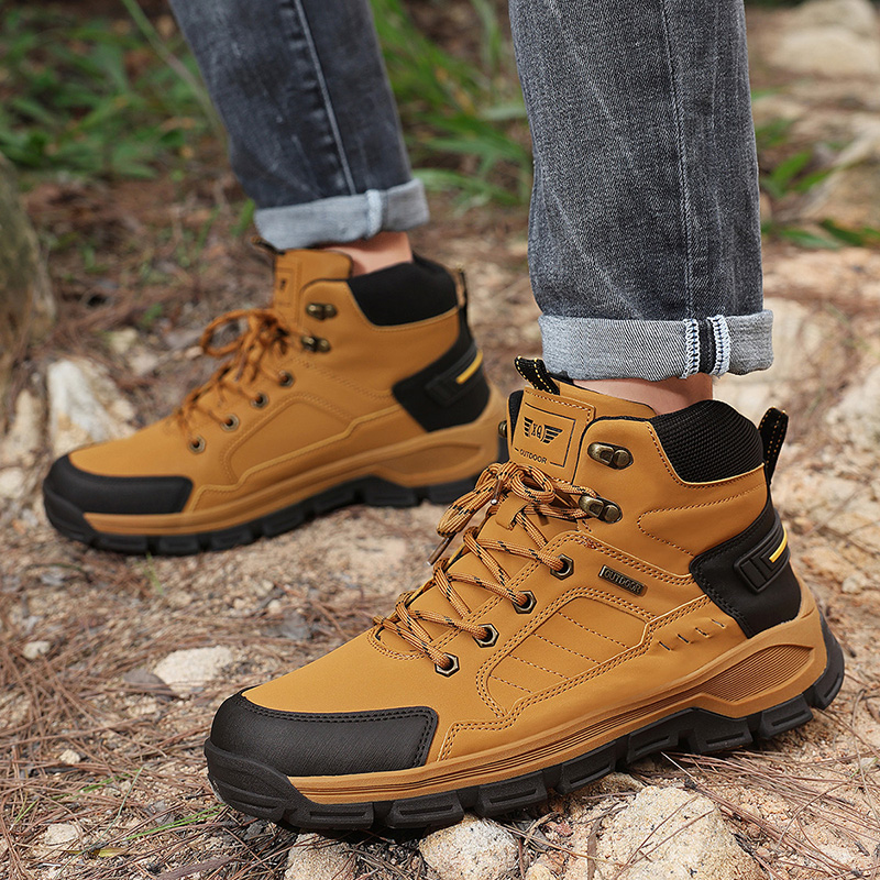 New Autumn Men's Boots Fashion - Leather Work Is reseña y precio