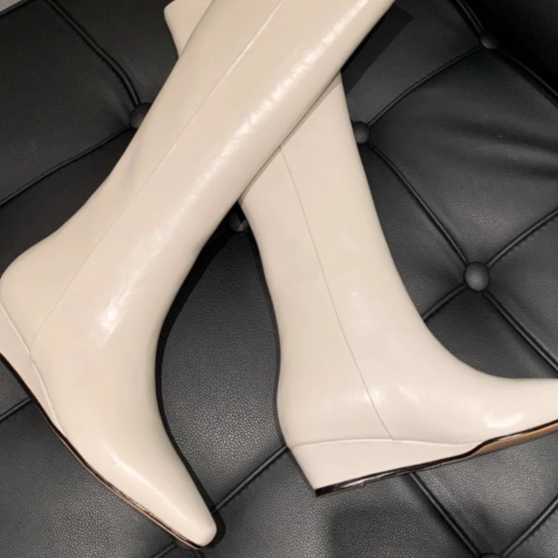 Fashion Knee-High Women's Boot - Leather Work Is reseña y precio
