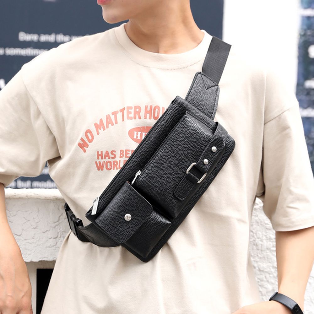 Fashion Men Women Waist Bag Ca - Leatherwork Wallet reseña y precio