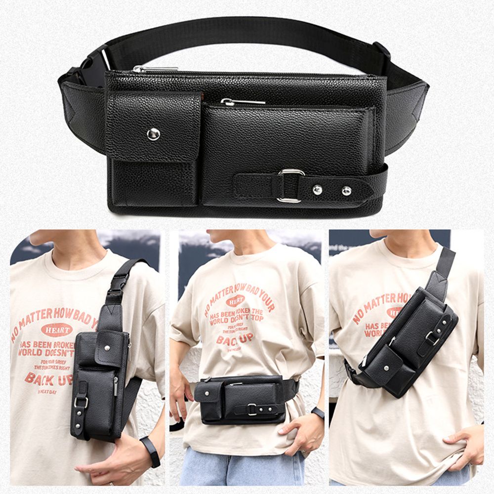 Fashion Men Women Waist Bag Ca - Leatherwork Wallet reseña y precio