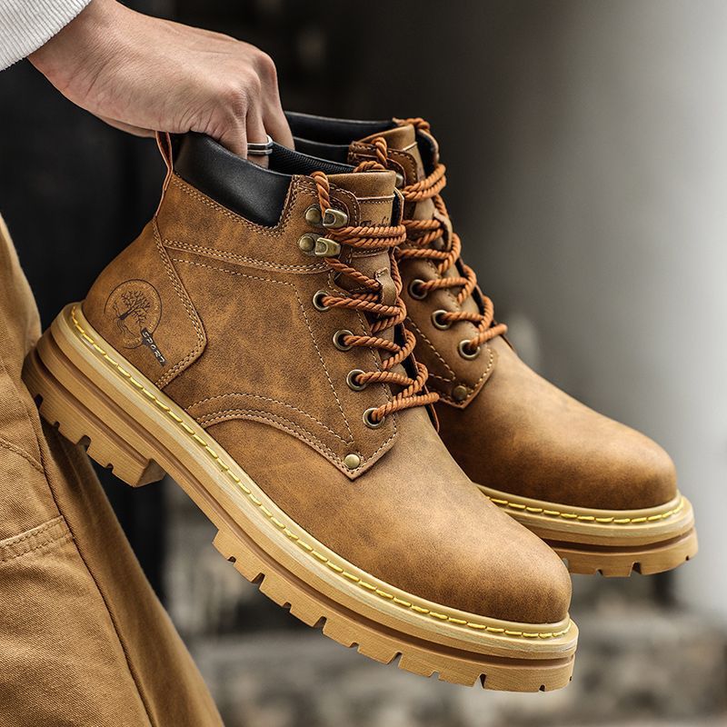Fashion Men Boots Spring Comfo - Leather Work Is reseña y precio