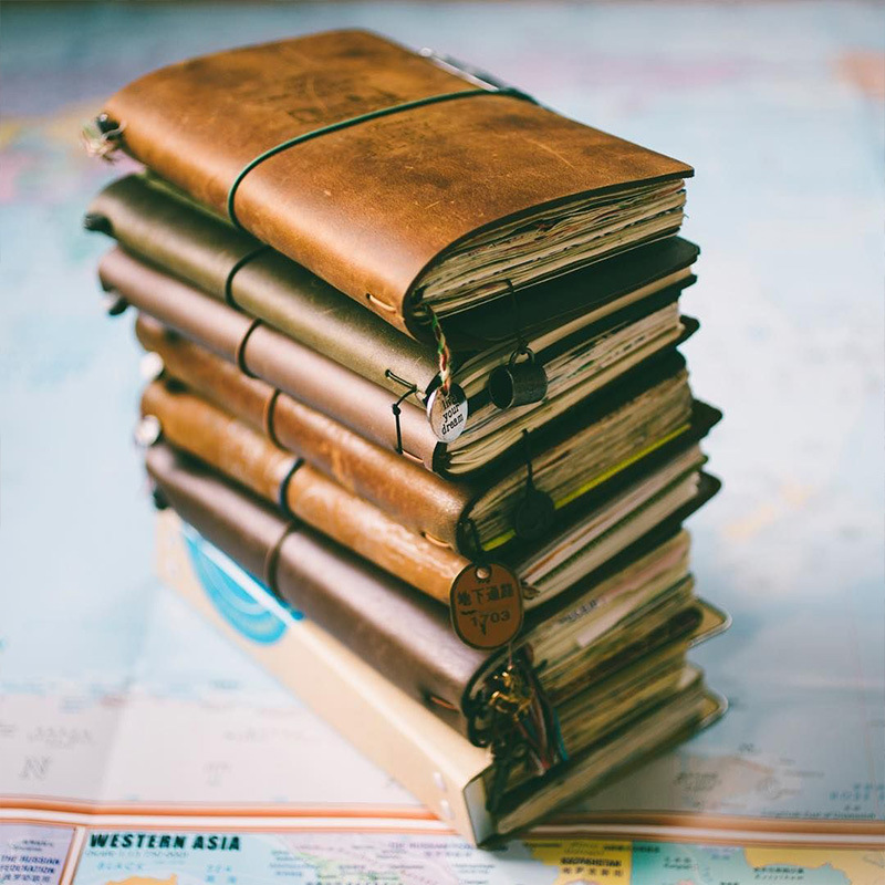 Defective Retro Leather Cover  - Leather Work Diary reseña y precio