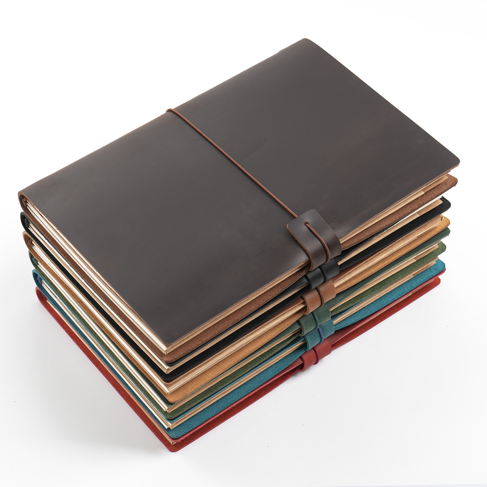 Handmade B5 Genuine Leather Tr - Leather Work Diary reseña y precio
