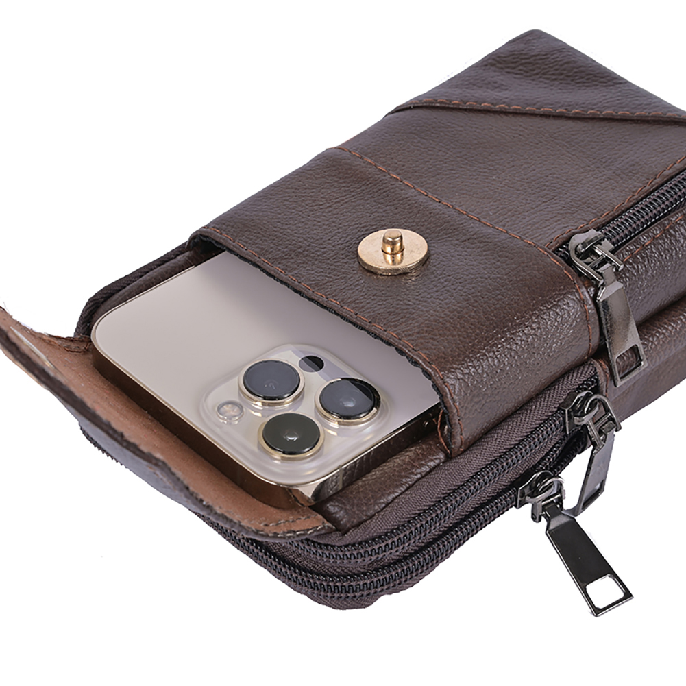 Men Simple Shoulder Bag Waterp - Leatherwork Wallet reseña y precio