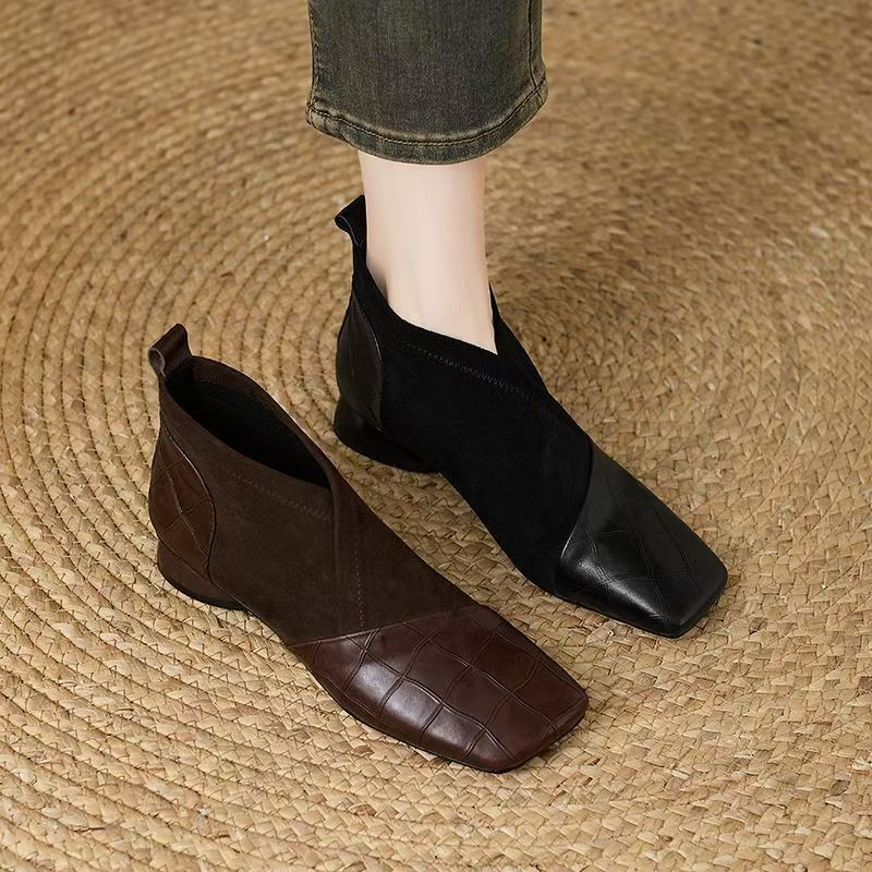 French Soft Leather Booties Wo - Leatherwork In French reseña y precio