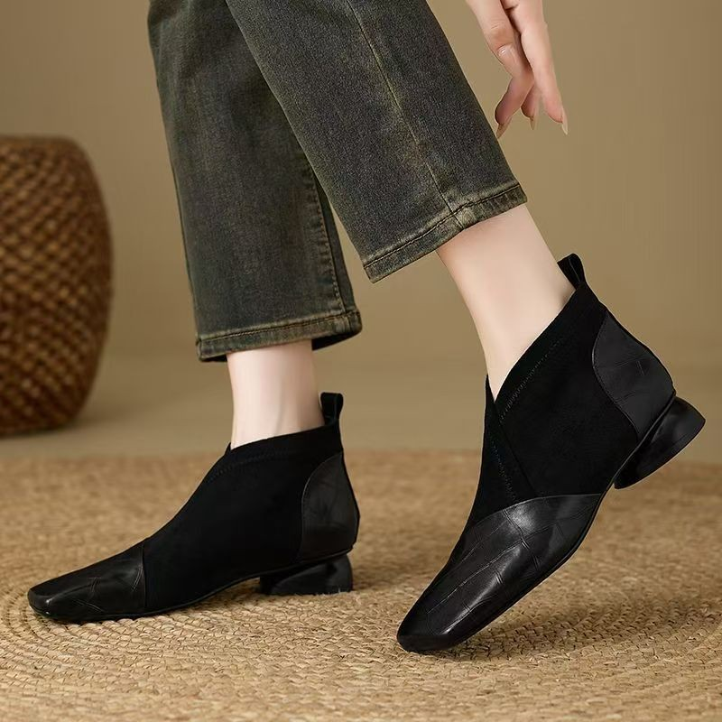 French Soft Leather Booties Wo - Leatherwork In French reseña y precio