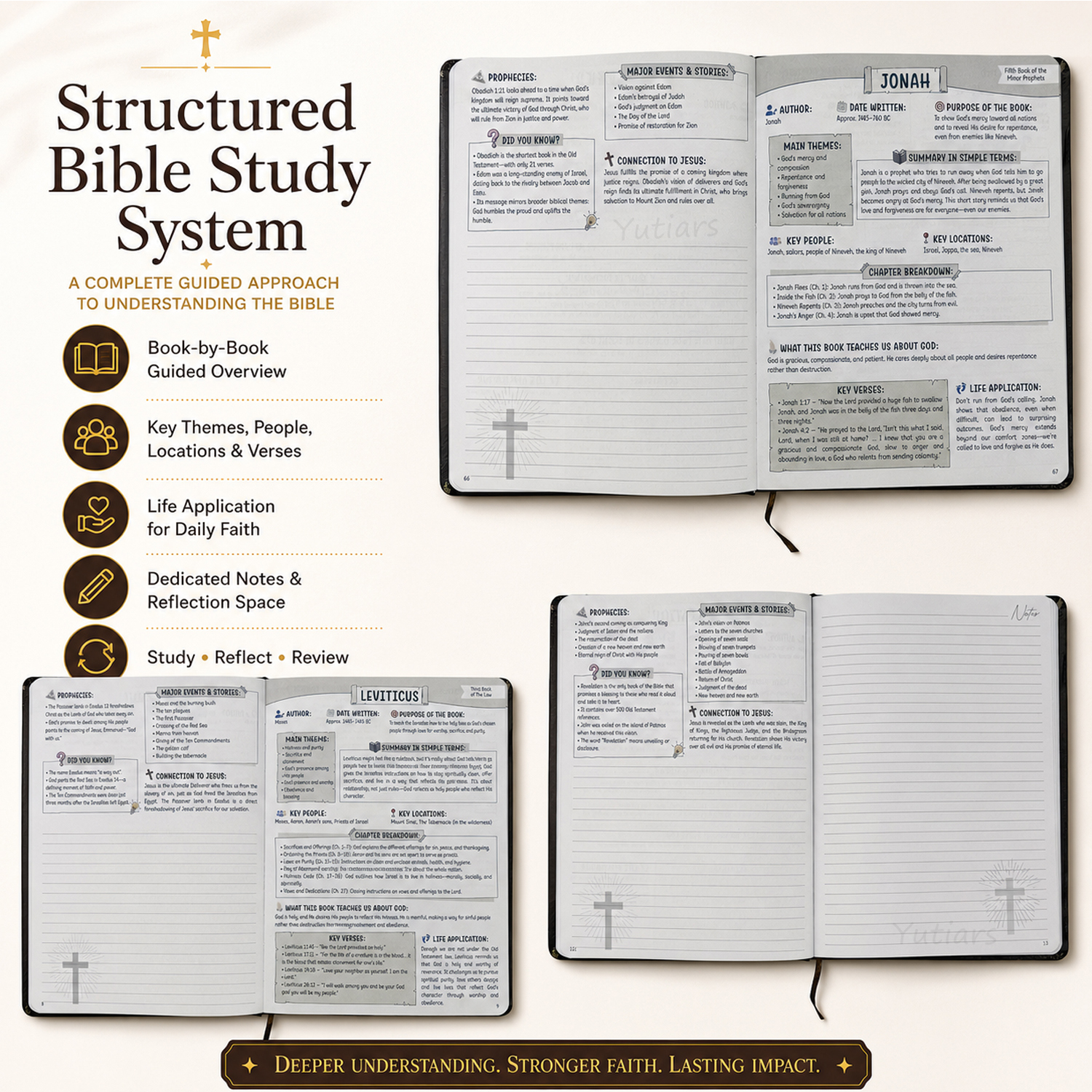 PU Leather Bible Study Journal - Leather Work Diary reseña y precio