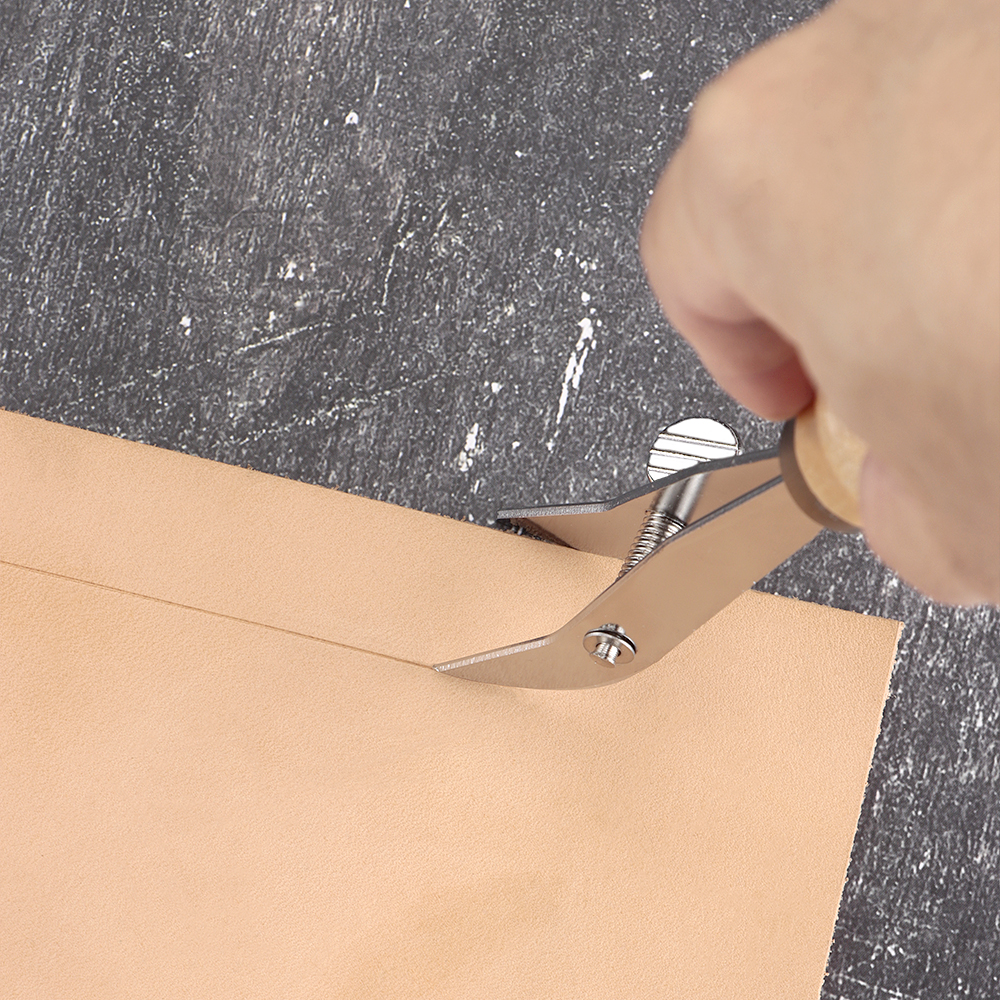 QJH Adjustable Width Leather E - Leatherwork Edge Creaser reseña y precio