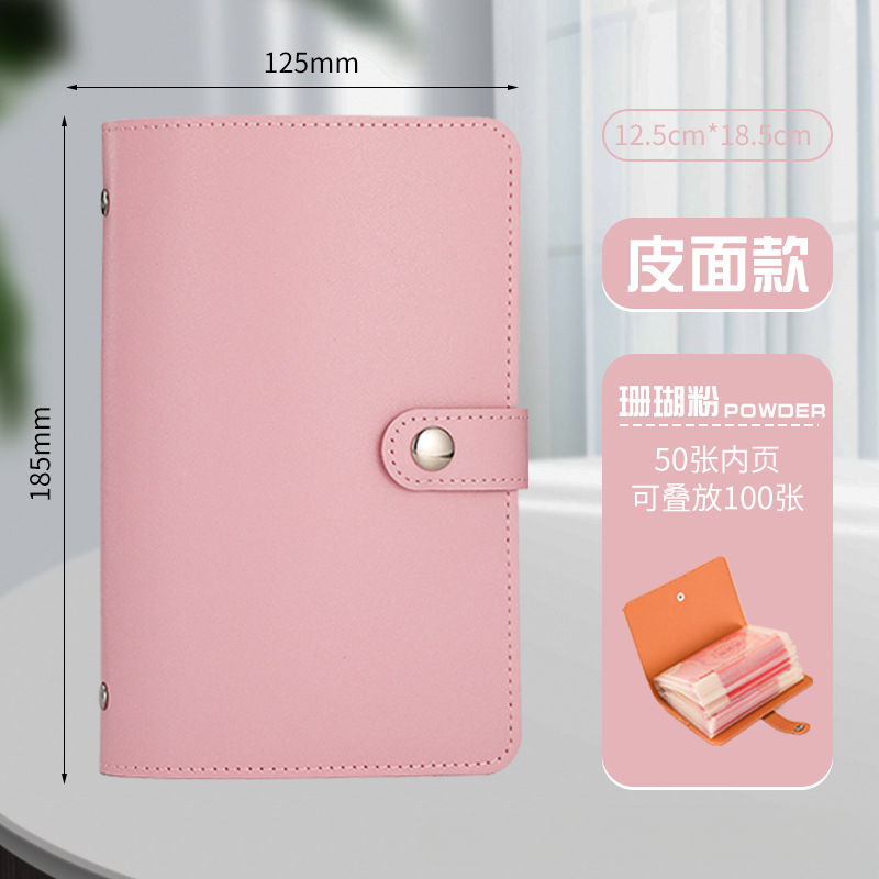 PU Leather Budget Binder Noteb - Leather Work Diary reseña y precio