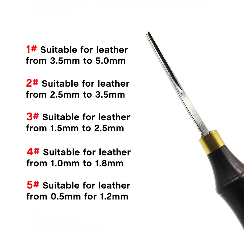 QJH Leather Edge Beveler PRO S - Leatherwork Edge Creaser reseña y precio