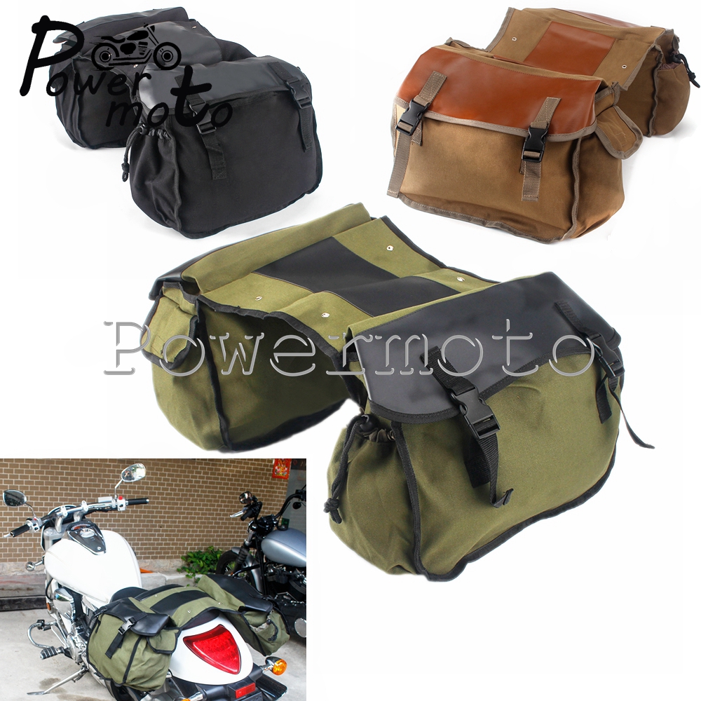 Universal Moto Saddle Bag Moto - Leather Work Bag reseña y precio