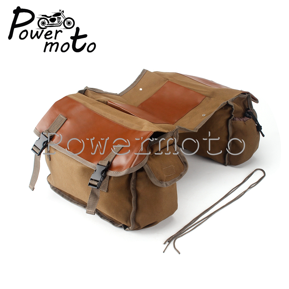 Universal Moto Saddle Bag Moto - Leather Work Bag reseña y precio
